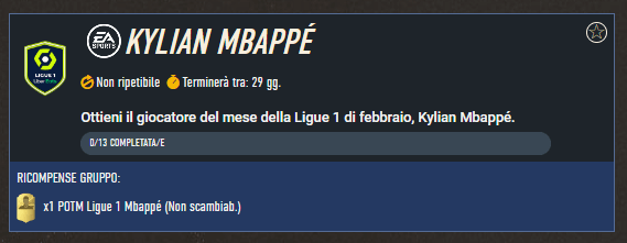 FIFA 23: requisiti SCR Kylian Mbappé POTM 93