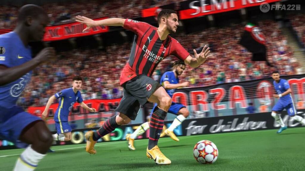 La grafica di FIFA 22 su PlayStation 5