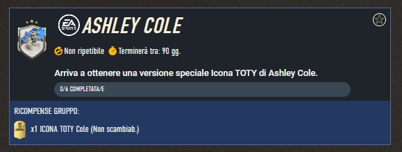 FIFA 23: requisiti SCR Ashley Cole Icona TOTY