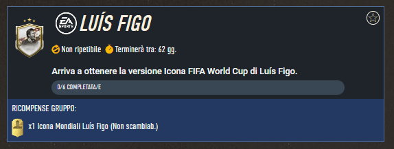 FIFA 23: requisiti SCR Luis Figo Icona Mondiali