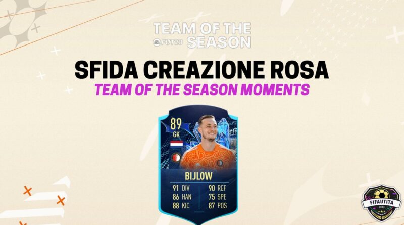 FIFA 23: Bijlow Eredivisie TOTS Moments SBC