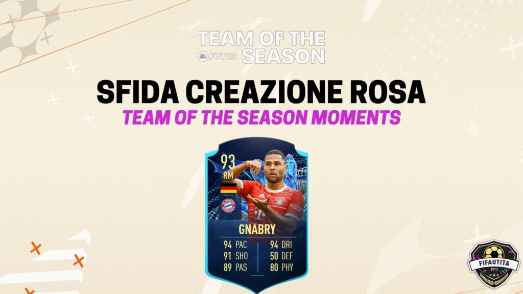 FIFA 23: Gnabry TOTS Moments SBC