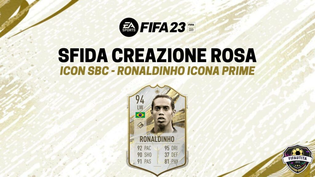 FIFA 23: Ronaldinho Icon Prime SBC