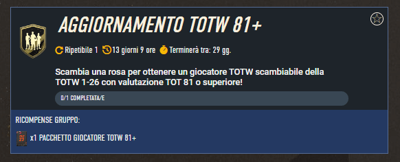 FIFA 23: SCR aggiornamento TOTW 81+ scambiabile
