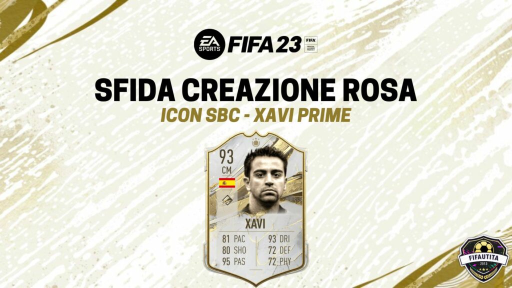FIFA 23: Xavi Icon Prime SBC