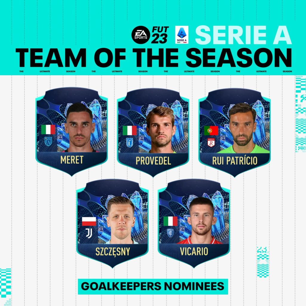 FIFA 23 Serie A Tim TOTS candidati portieri