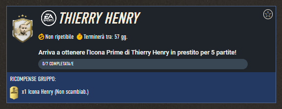 FIFA 23: requisiti SCR Henry Icona Prime
