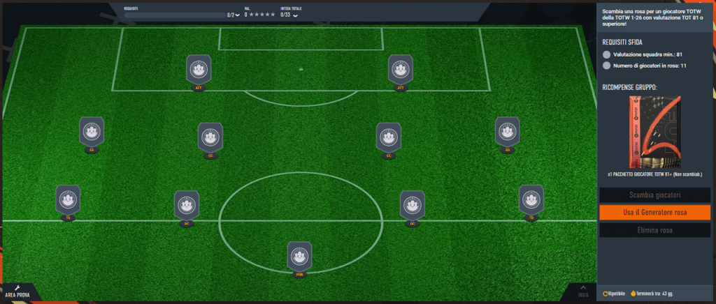 FIFA 23: requisiti SCR TOTW 81+