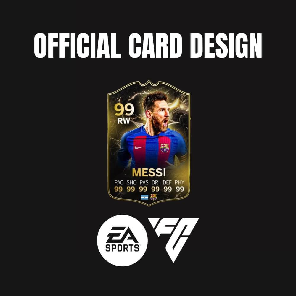 EA Sports FC FUT official card design