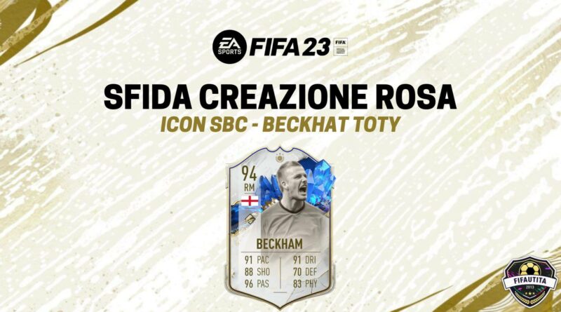 FIFA 23: Beckham Icon TOTY SBC