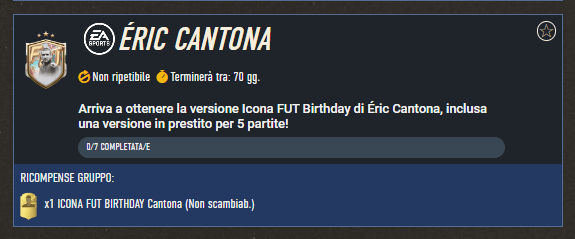 FIFA 23: requisiti SCR Cantona Icona FUT Birthday
