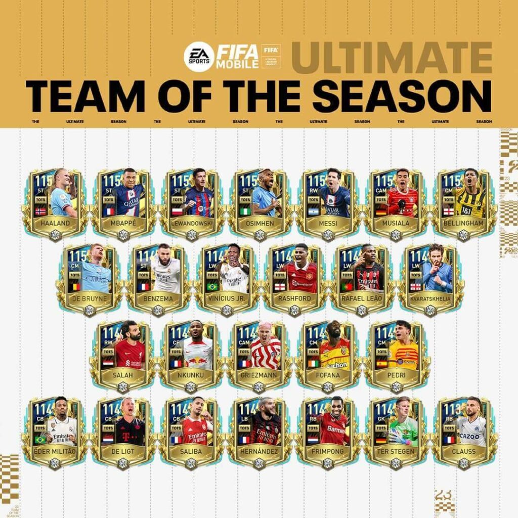 FIFA Mobile TOTS: Ultimate Team of the Season