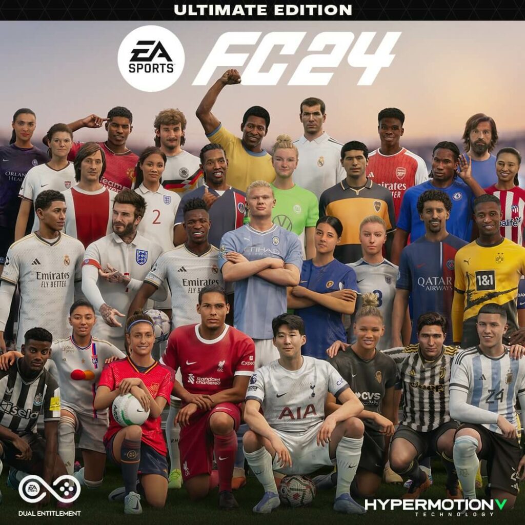 EA Sports FC 24 Ultimate Edition official cover