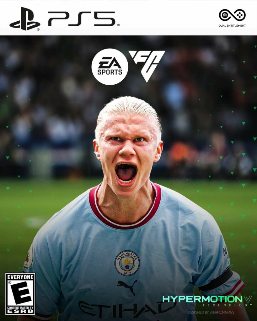 Haaland copertina EA Sports FC 24