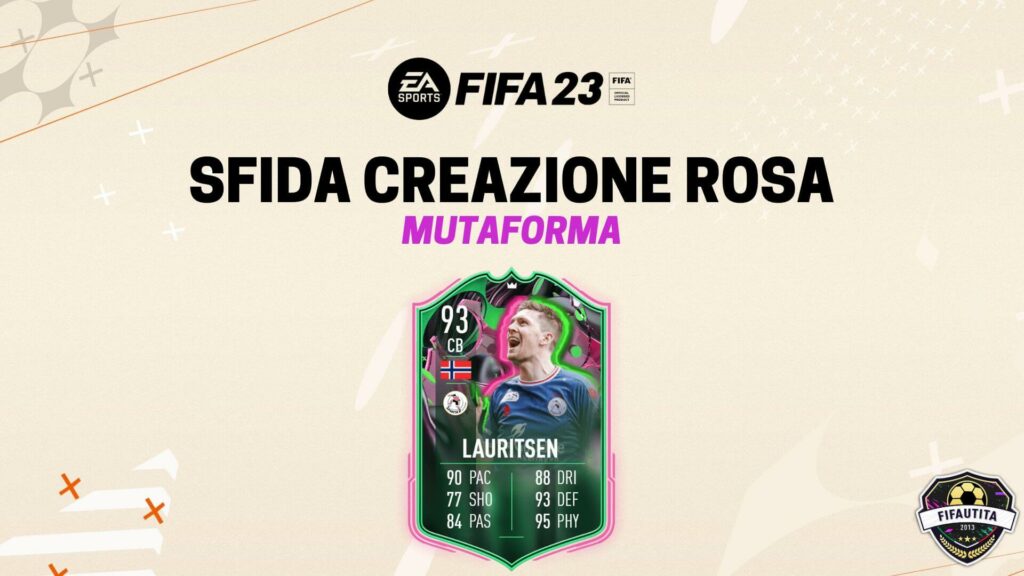 FIFA 23: Tobias Lauritsen Mutaforma SBC