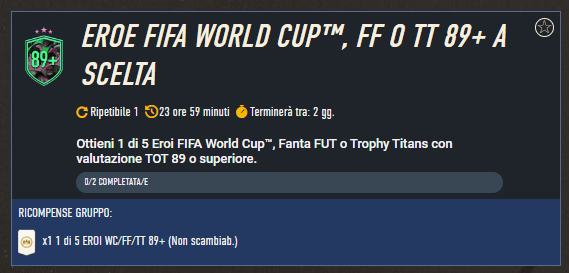FIFA 23: SCR Eroe a scelta 89+ Mutaforma