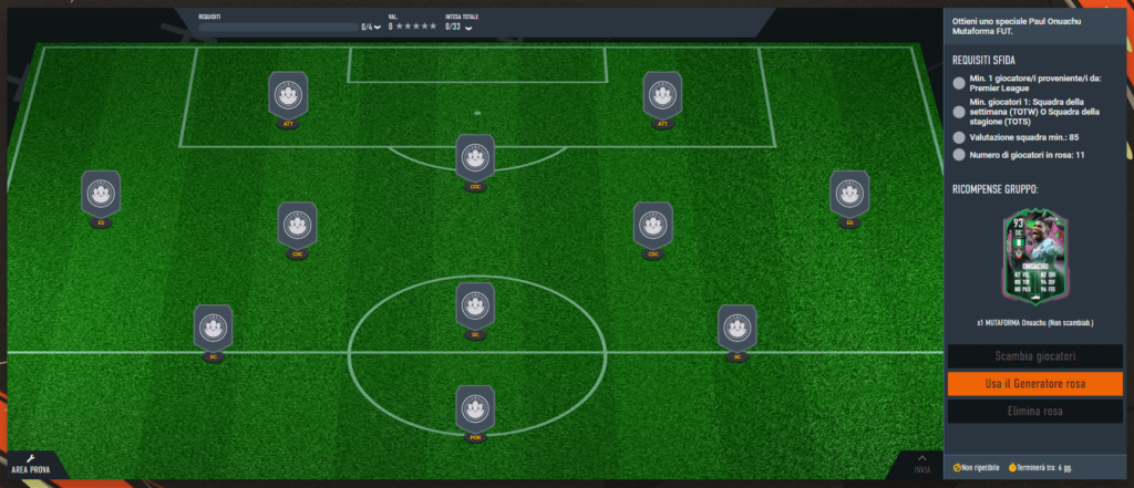 FIFA 23: requisiti SCR Onuachu Mutaforma
