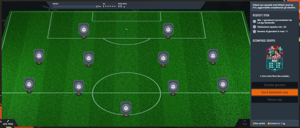 FIFA 23: requisiti SCR Witsel Level UP