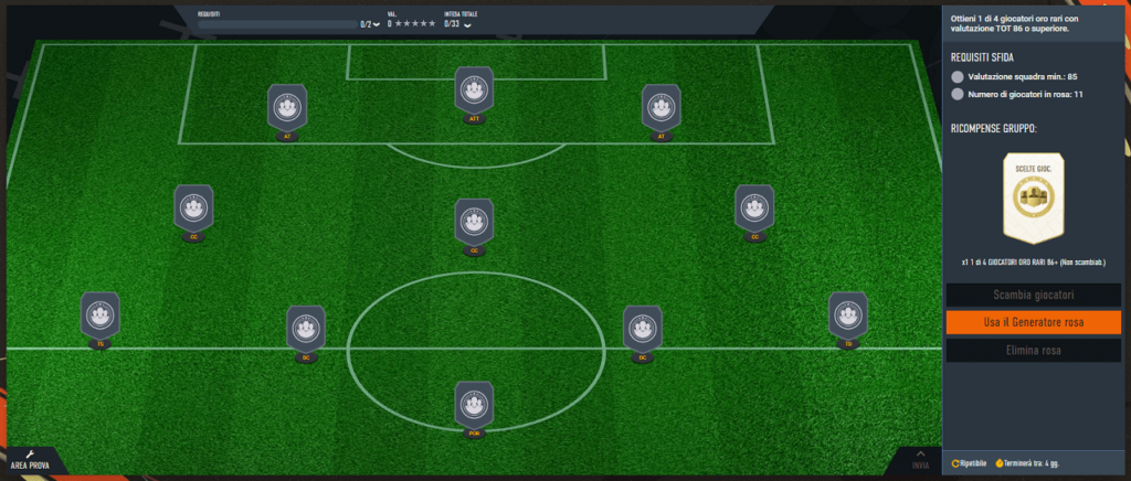 FIFA 23 Mutaforma: requisiti SCR scelta giocatore 86+
