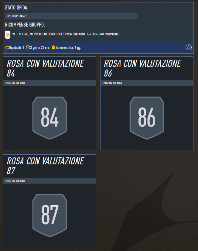 FIFA 23: requisiti SCR giocatore a scelta Mutaforma o Futties 93+