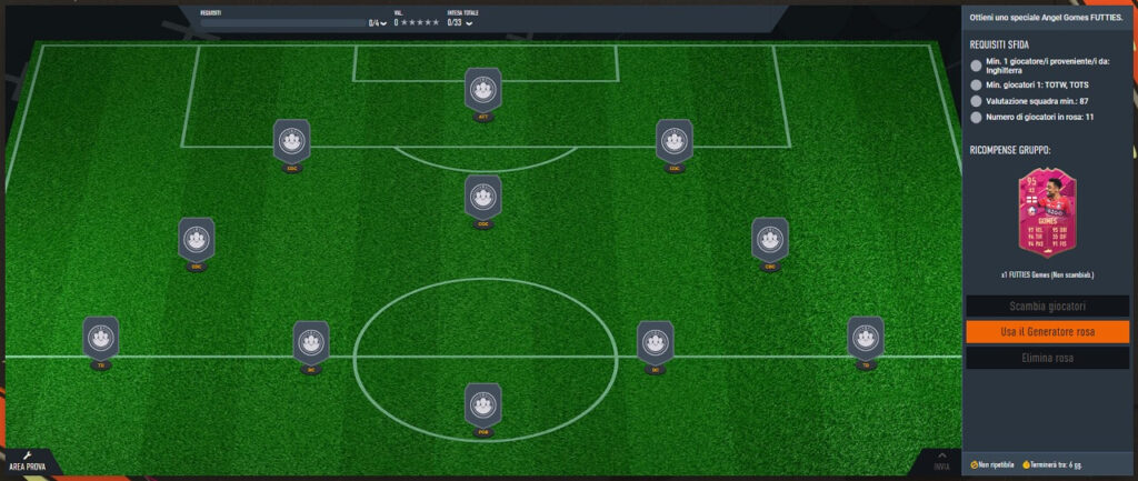 FIFA 23: requisiti SCR Angel Gomes Futties