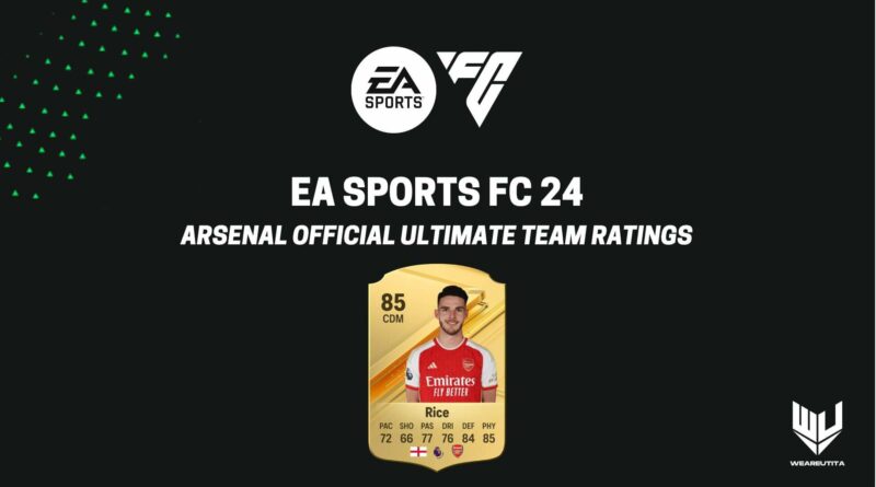 FC 24 Arsenal ratings