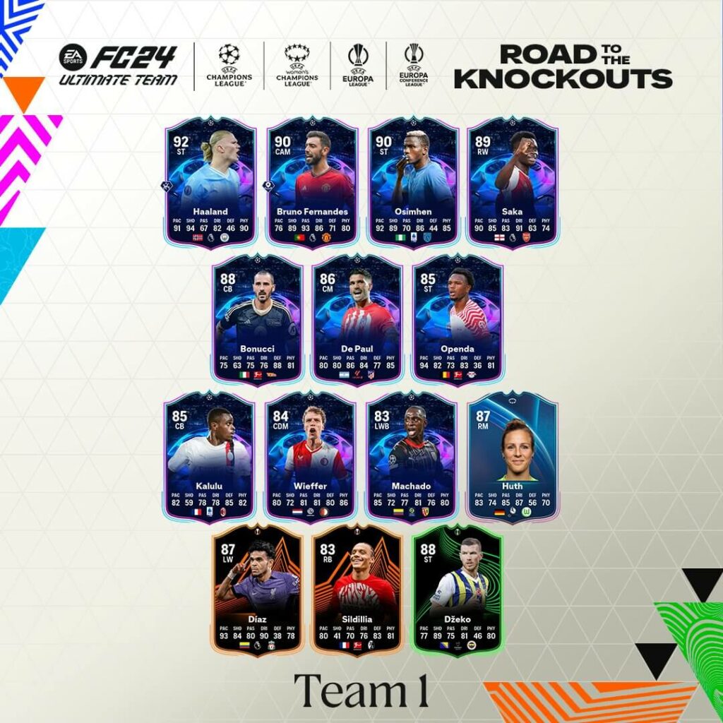 EA FC 24 RTTK: Road to the Knockouts team 1