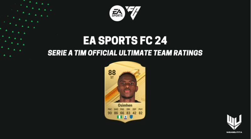 EA FC 24: Serie A Tim official ratings