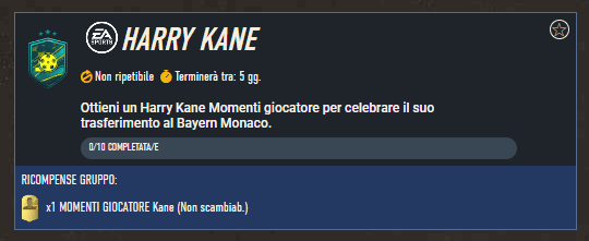 FIFA 23: requisiti SCR Kane Momenti giocatore