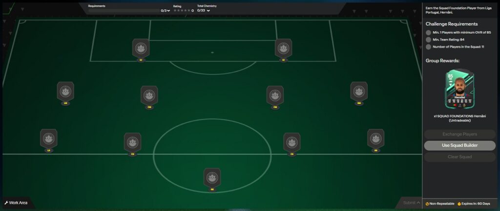 FC 24: requisiti SCR Hernani Fondazione Squadra