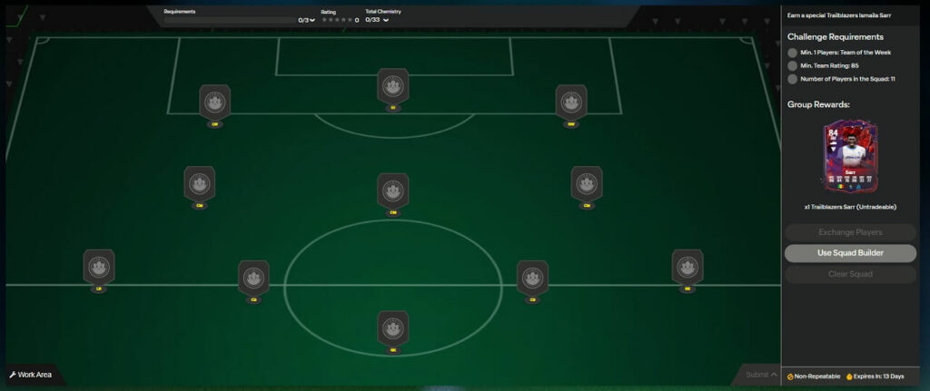 FC 24: requisiti SCR Sarr Trailblazers