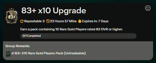FC 24 Black Friday: 83x10 upgrade