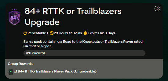 FC 24: 84+ RTTK o Trailblazers SCR