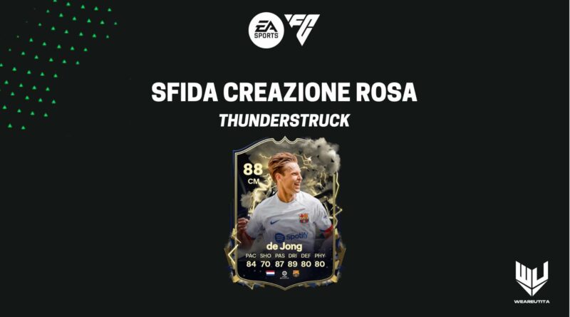 FC 24: De Jong Thunderstruck SBC