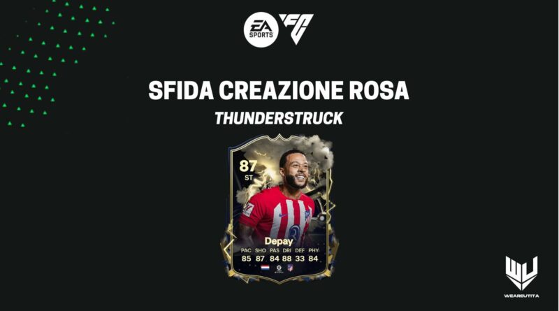 FC 24: Memphis Depay Thunderstruck SBC