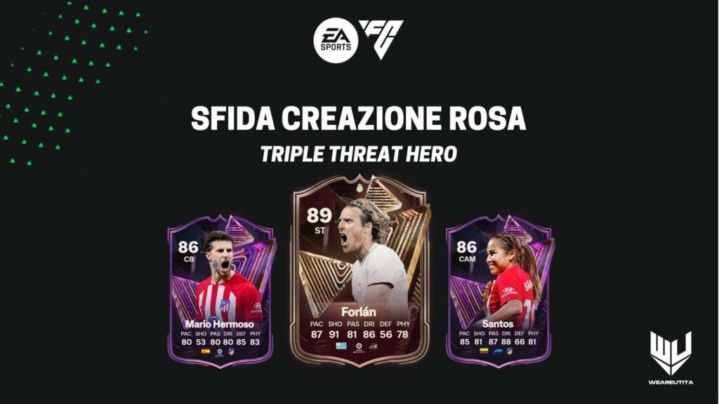 FC 24: Triple Treath Trio Forlan hero SBC