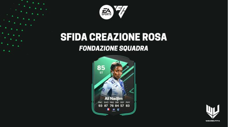 FC 24: Ali Nadjim Fondazione Squadra SBC