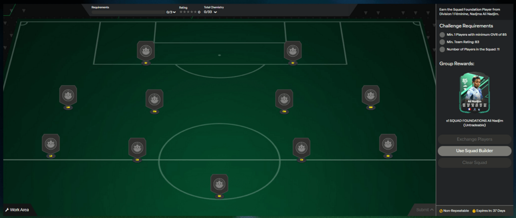 FC 24: requisiti SCR Ali Nadjim Fondazione Squadra