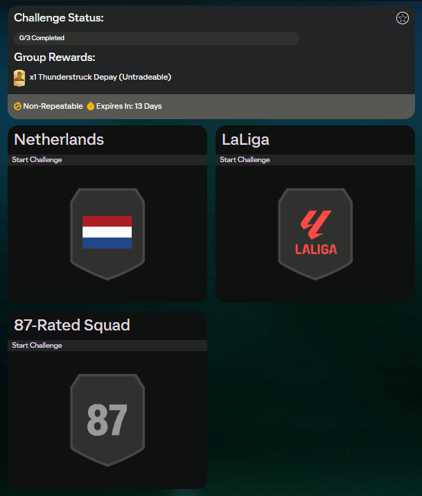 FC 24: requisiti SCR Depay Thunderstruck