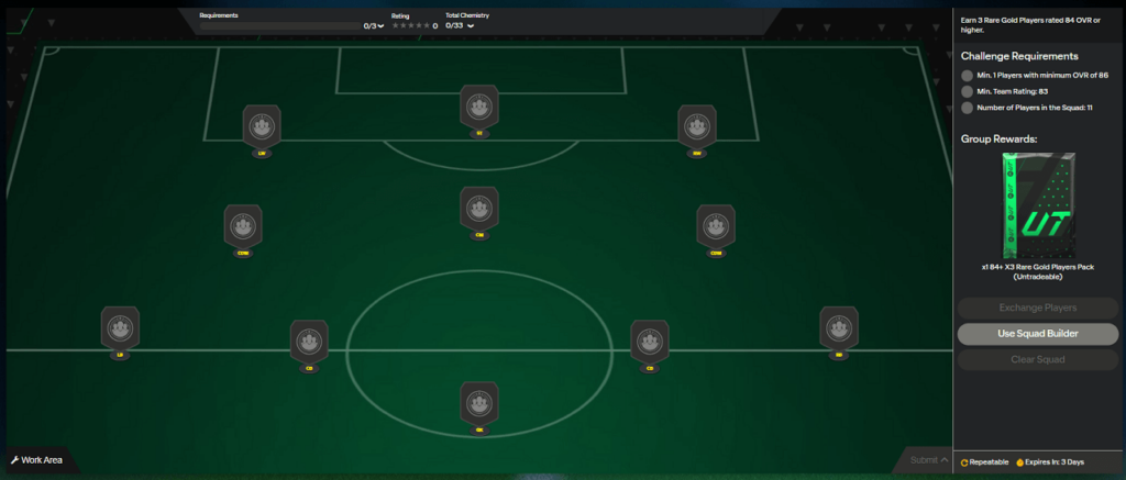 FC 24: requisiti SCR Triple Threat 84+