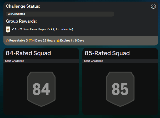 FC 24: requisiti SCR giocatore a scelta Eroe base