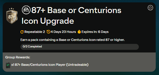 FC 24: Icon Base o Centurions 87+ SBC