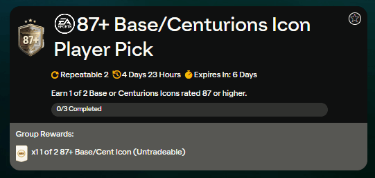 FC 24: 87+ Player Picks icon base o centurion