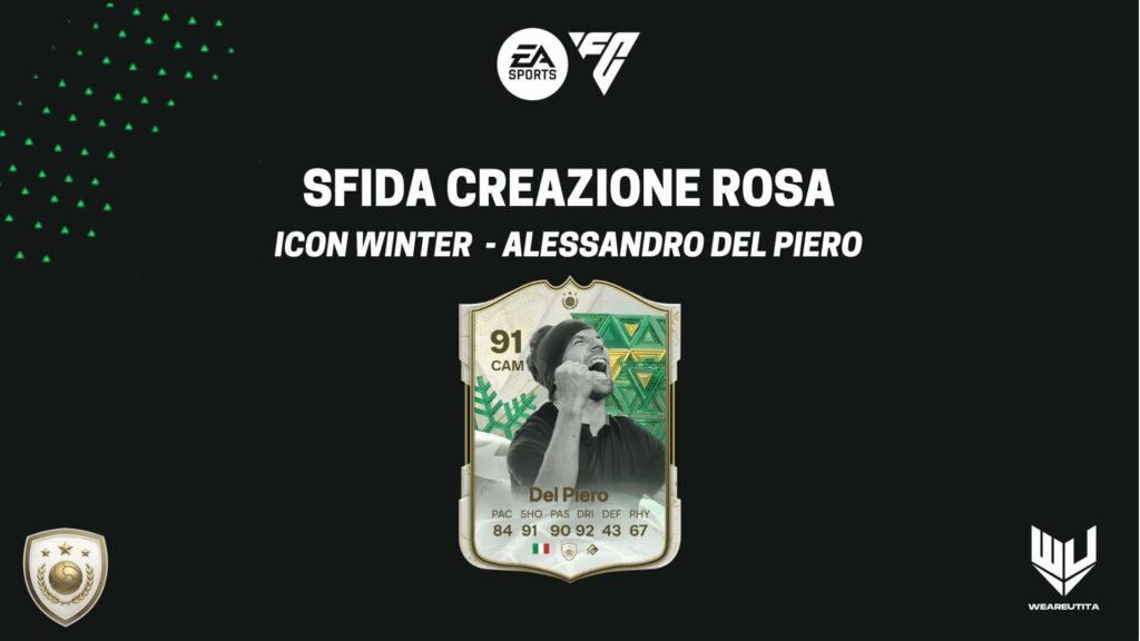 FC 24: Alessandro Del Piero Winter Icon SBC