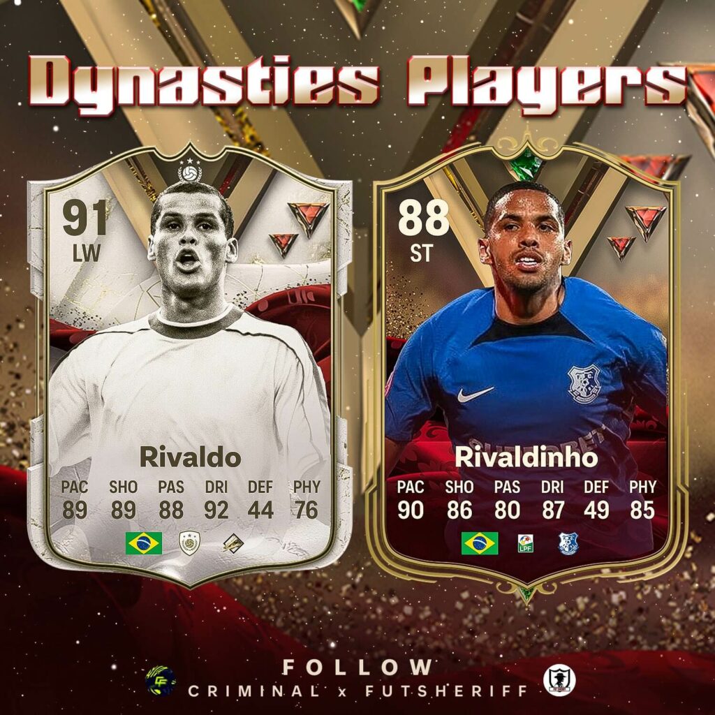 FC 24: Ultimate Dynasties padre e figlio Rivaldo