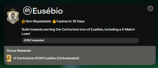 FC 24: requisiti SCR Eusebio Icona Centurione