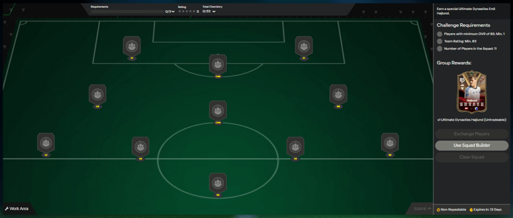 FC 24: requisiti SCR Hojlund Dinastie Ultimate