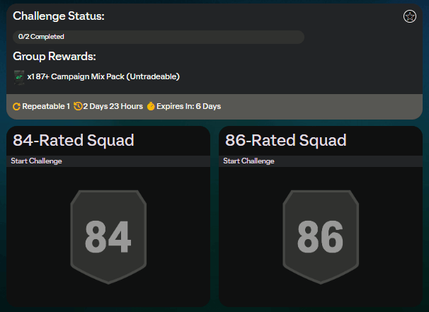 FC 24: requisiti SCR TOTGS Campagna Misto 87+