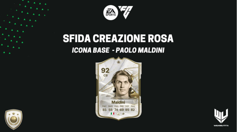 FC 24: Paolo Maldini Icona base SBC