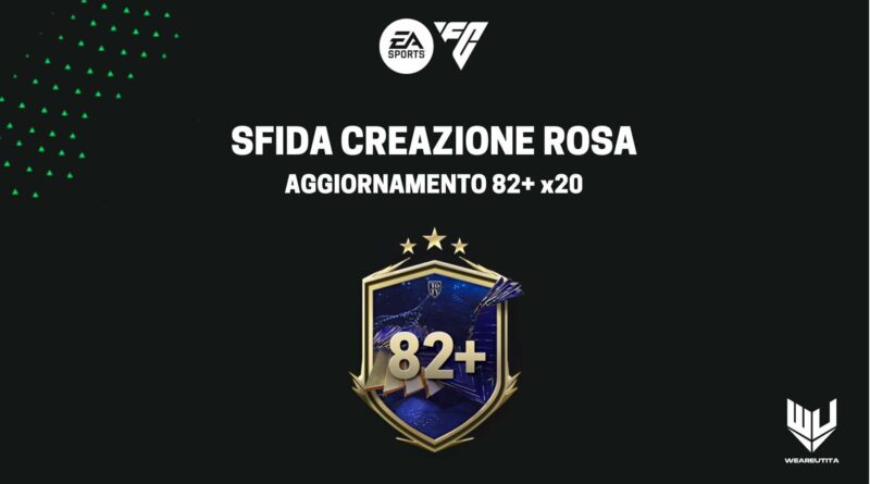 FC 24 TOTY: SBC aggiornamento 82+ 20x